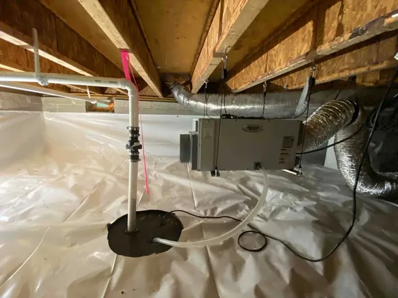 Extracting water from a Dacusville basement